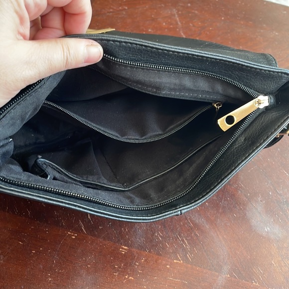 Vintage leather purse with removable adjustable strap - Picture 7 of 9